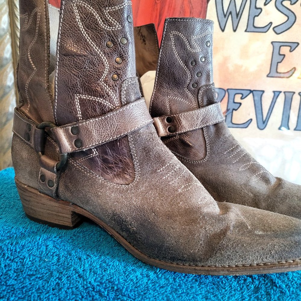 BedStu ankle booties- western- trendy- RARE!